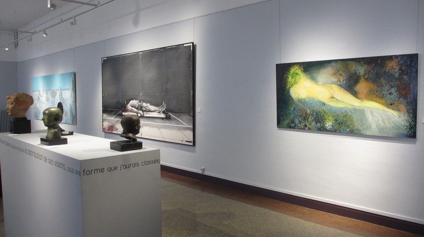 Izlozba u muzeju u gradu Po: slike Đurića, Popovića i Veličkovića