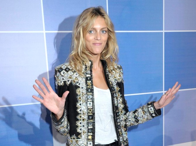 Anja Rubik na konferencji TVN, sierpień 2011