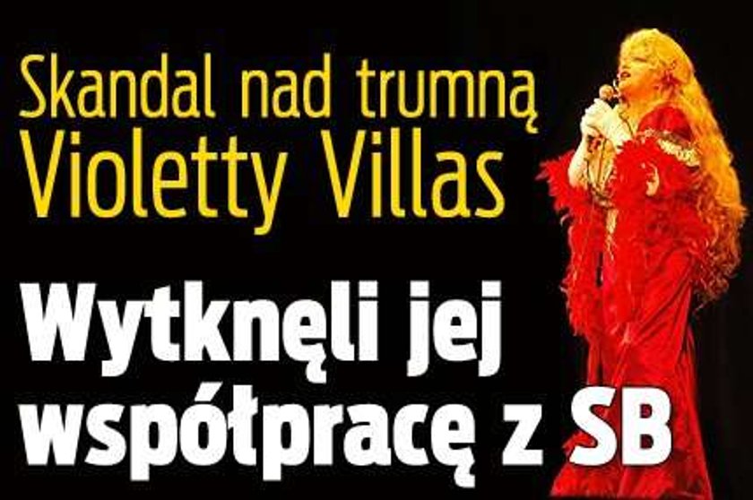 Skandal nad trumną Violetty Villas. Wytknęli jej współpracę z SB