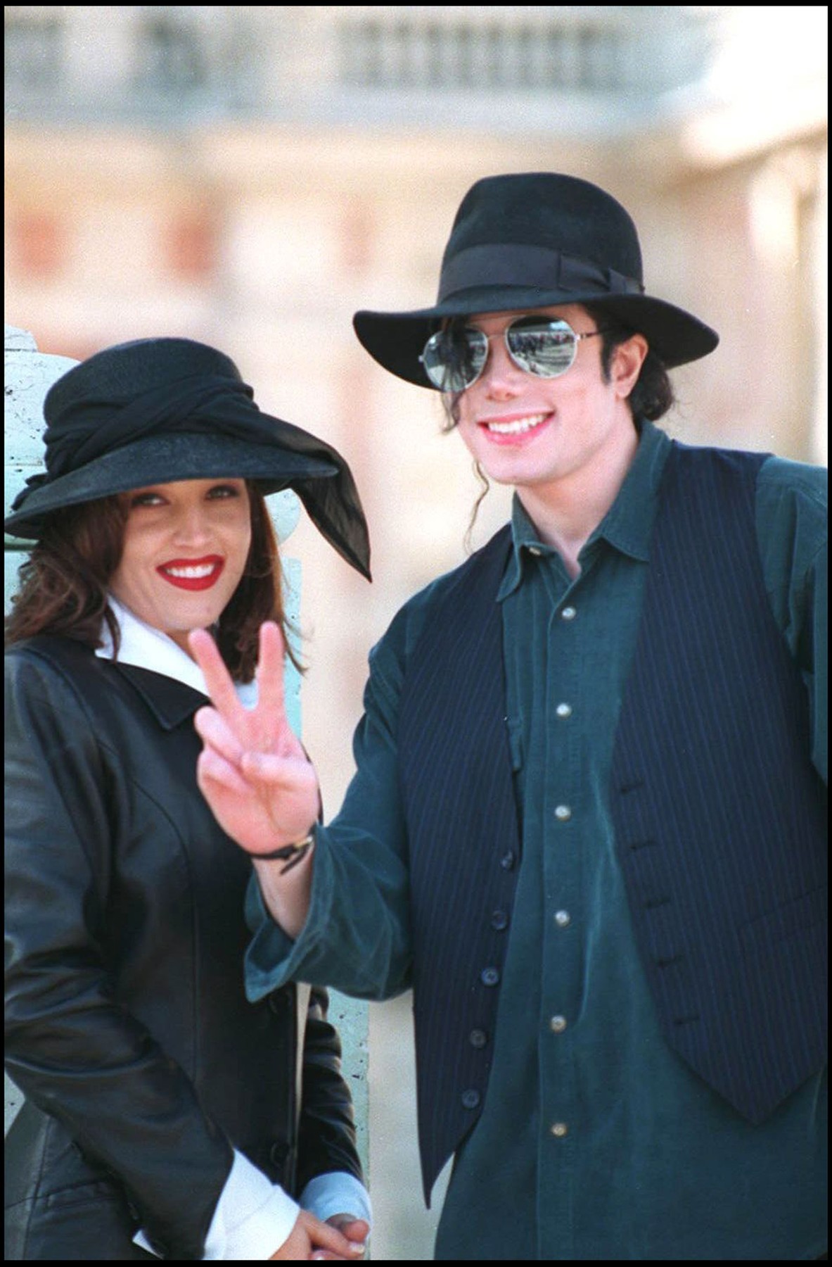Lisa Marie Presley a Michael Jackson. 