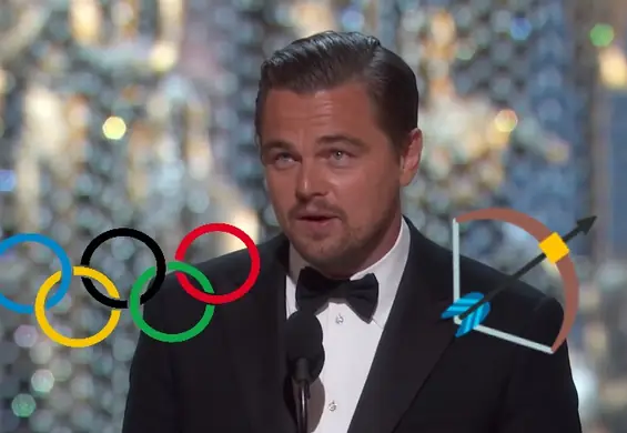 Dostał Oscara, a teraz chce medal olimpijski? Leonardo DiCaprio w Rio strzela z łuku