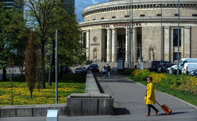 Warszawa, dawne okolice ulicy Chmielnej, dziś Plac Defilad