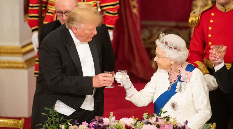 Donald Trump amerikai elnök II. Erzsébet királynő vendégeként tölt el három napot Londonban / Fotó: Northfoto