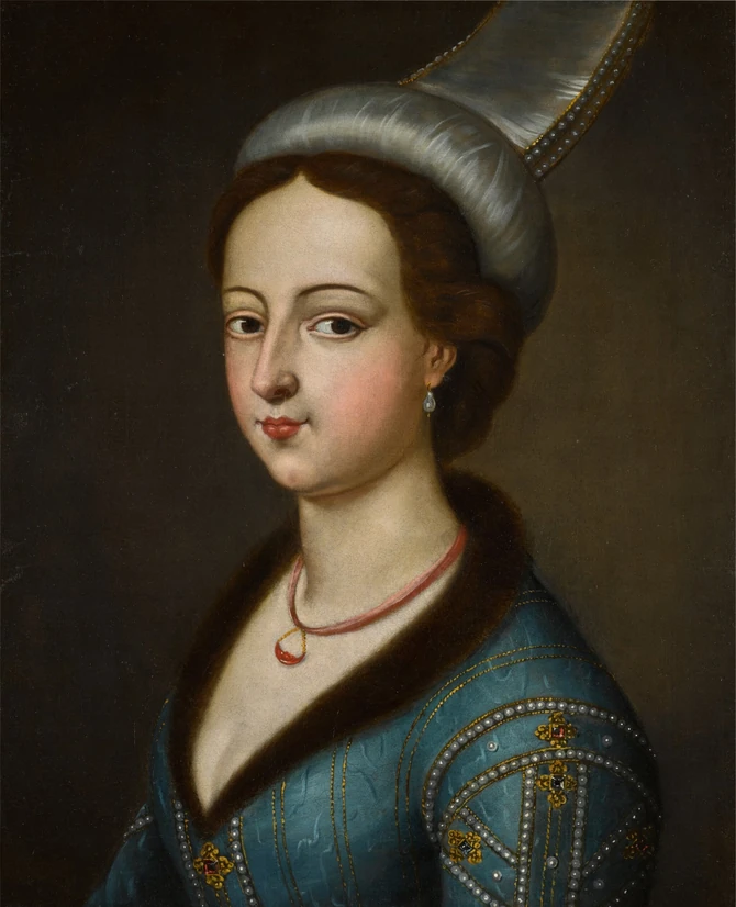 Portret sultanije Kosem, Italija, venecijanska škola, 17. vek