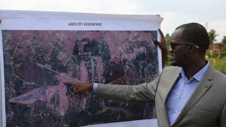 Green City will be located on 620 hectares in Kinyinya, Gasabo District, Kigali City.