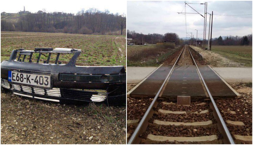 Mesto stavične nesreće kod Doboja