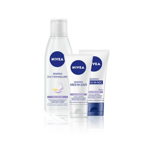 NIVEA Sensitive Zestaw do pielegnacji wrazliwej skóry twarzy