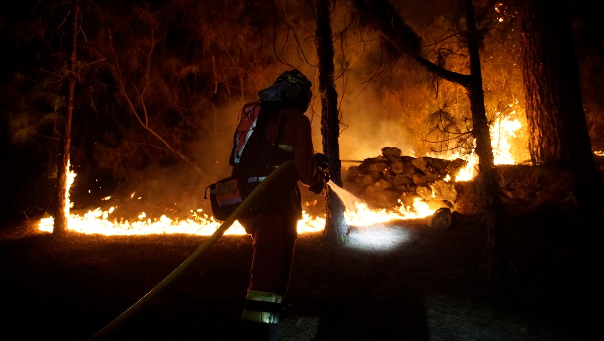 Wildfire in Tenerife continue to burn and forces evacuations