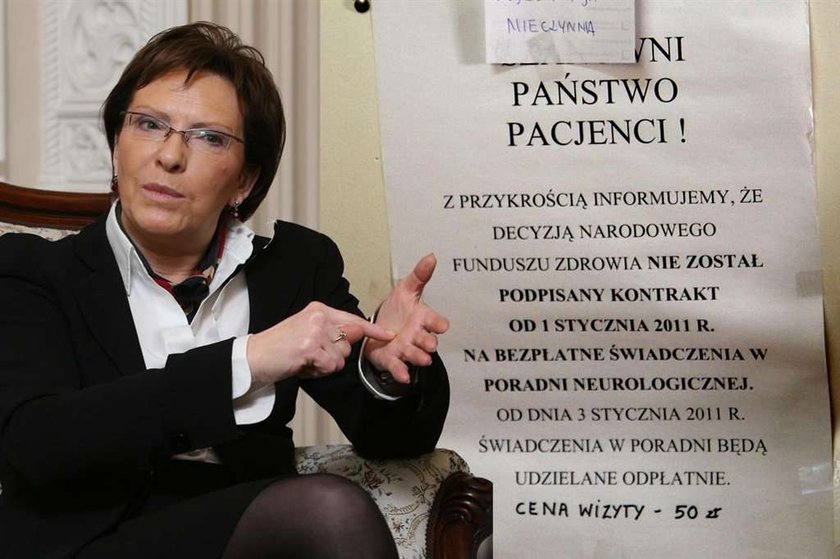 Minister Kopacz dumna z polskiej służby zdrowia