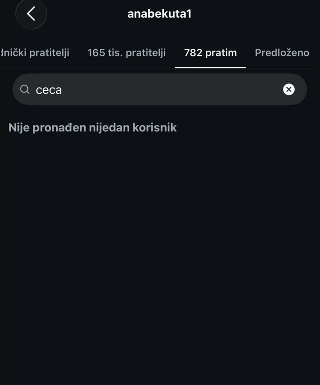 Ceca Ražnatović i Ana Bekuta se otpratile sa Instagrama
