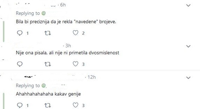 reakcije na tvit Bratu smo jedva objasnili zašto mu je netačan zadatak