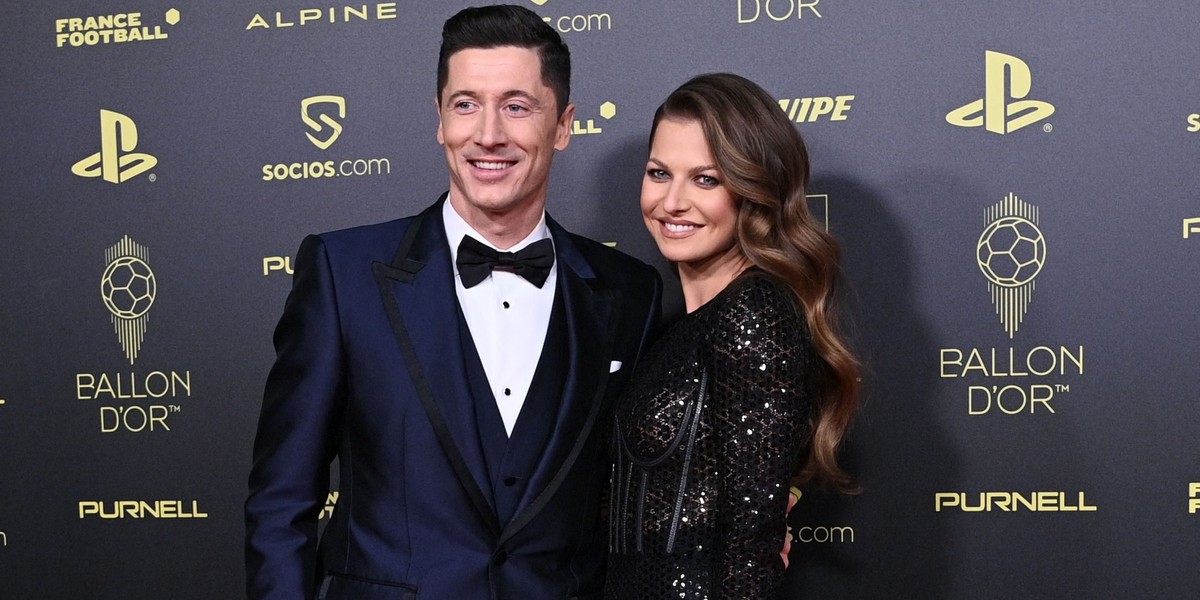 Robert Lewandowski i Anna Lewandowska na gali magazynu "France Football" błyszczeli jak milion dolarów, ale już podzielili światek modowy.