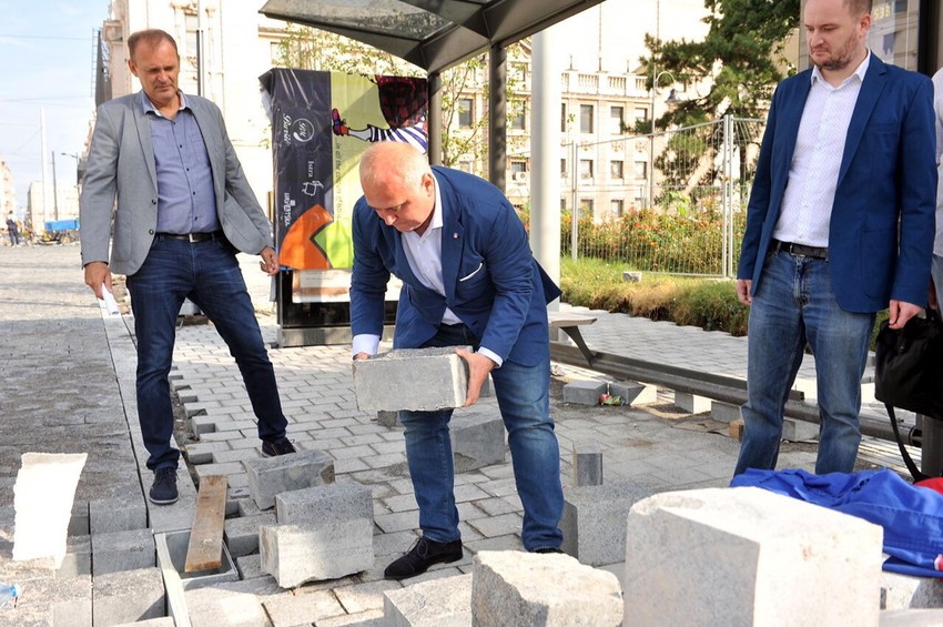 Goran Vesić na Trgu republike