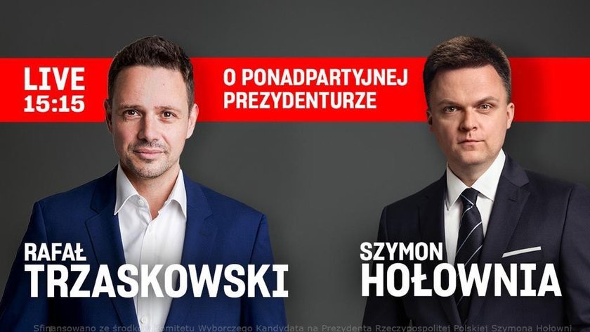 Trzaskowski i Hołownia