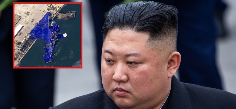Kompromitacja reżimu Kim Dzong Una! Nowy niszczyciel wywrócił się na oczach dyktatora