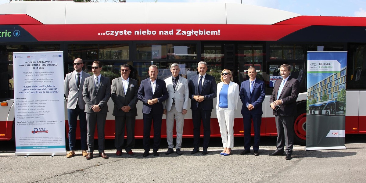 Sosnowiec. Zakup 14 autobusów elektrycznych 