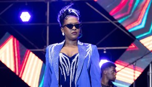 Lilian Mbabazi performing at Blankets and Wine