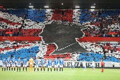 Kibice Rangers złożyli hołd królowej Elżbiecie II, mimo zakazu UEFA
