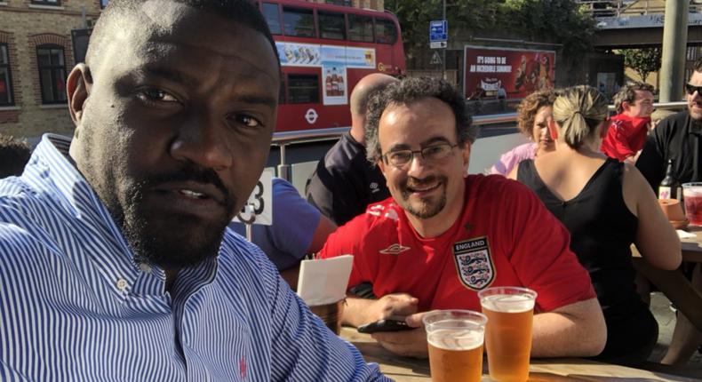 Jon Dumelo unites with Jon Benjamin in London