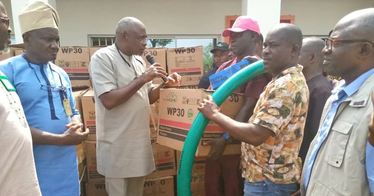 Edo govt empowers 2,078 farmers with irrigation facilities - Vimarsana News