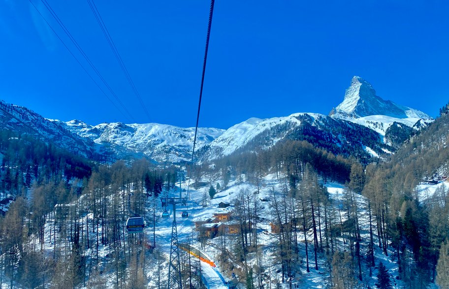 Kolejka z Zermatt do Furi