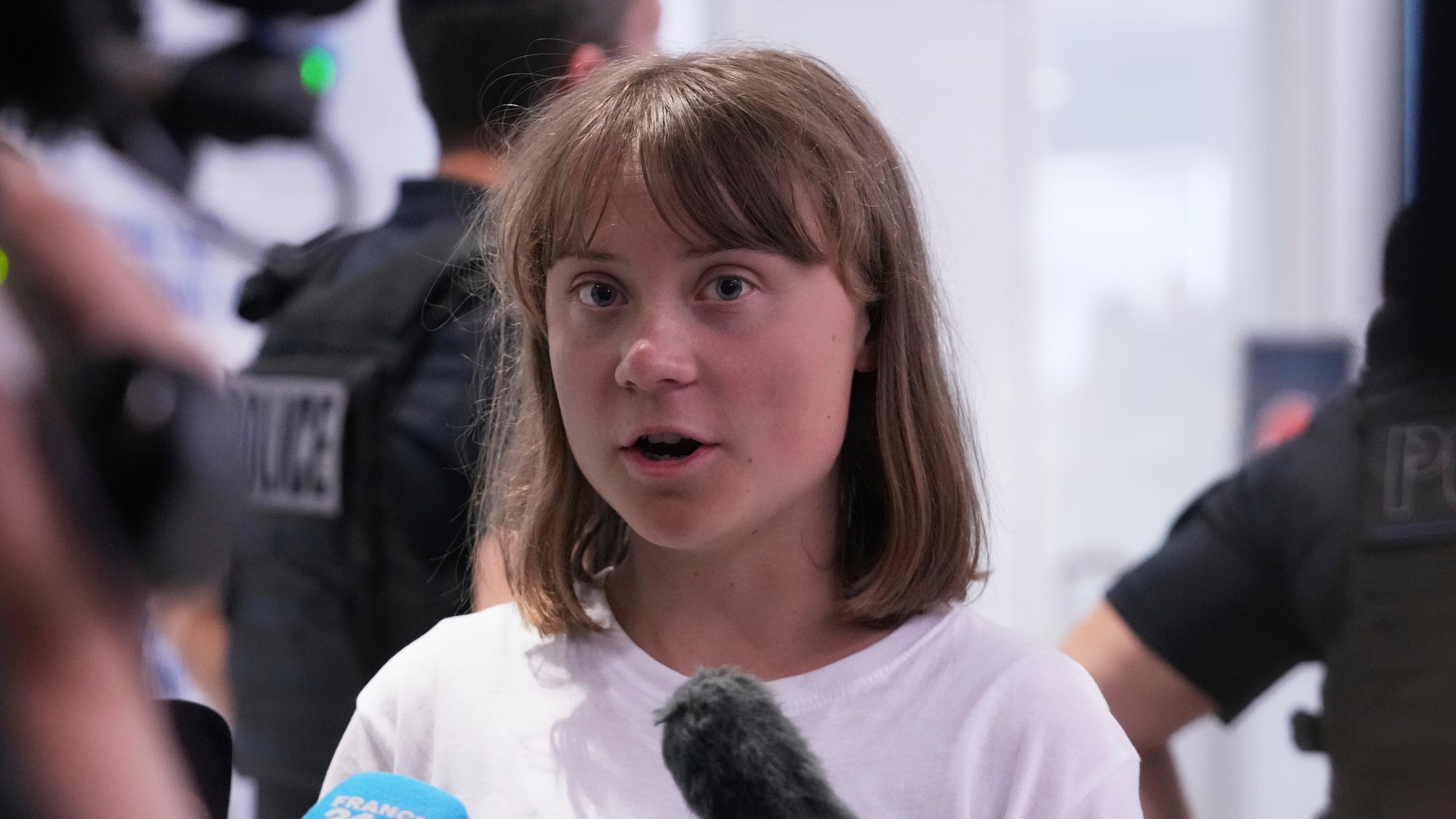 Švédska aktivistka Greta Thunbergová.