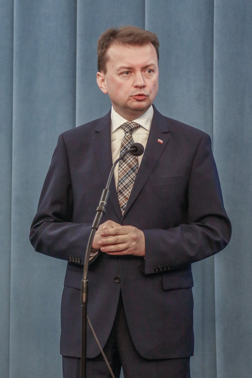 Minister spraw wewnętrznych Mariusz Błaszczak