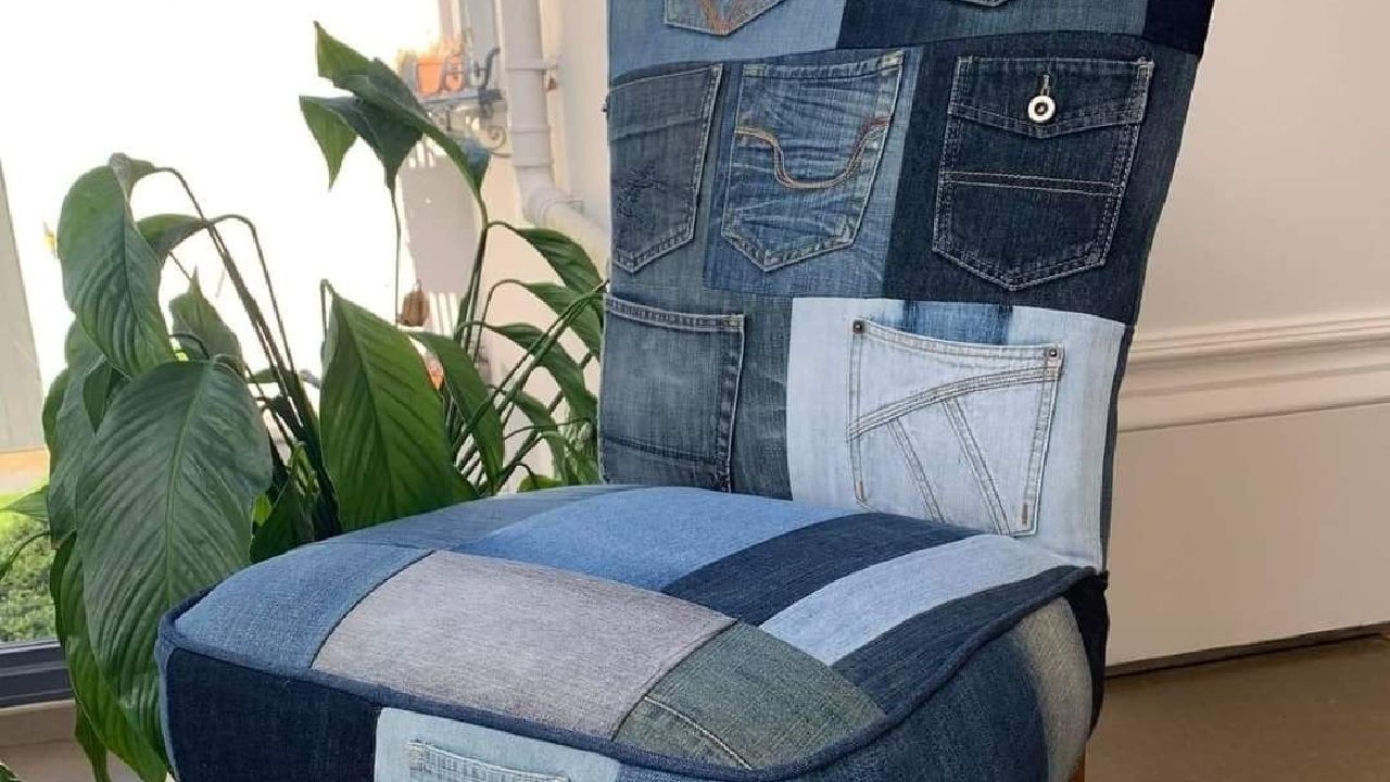 Cum să refolosești blugii vechi: „Un strop de originalitate decorului casei dumneavoastră”