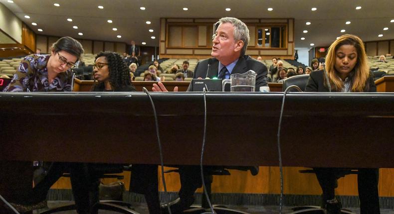 On his visit to Albany, de Blasio gets a (mostly) hearty embrace