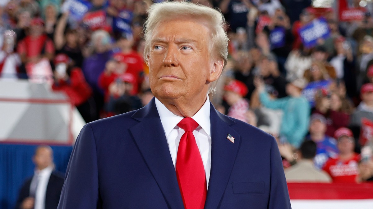 Donald Trump w czasie inauguracji