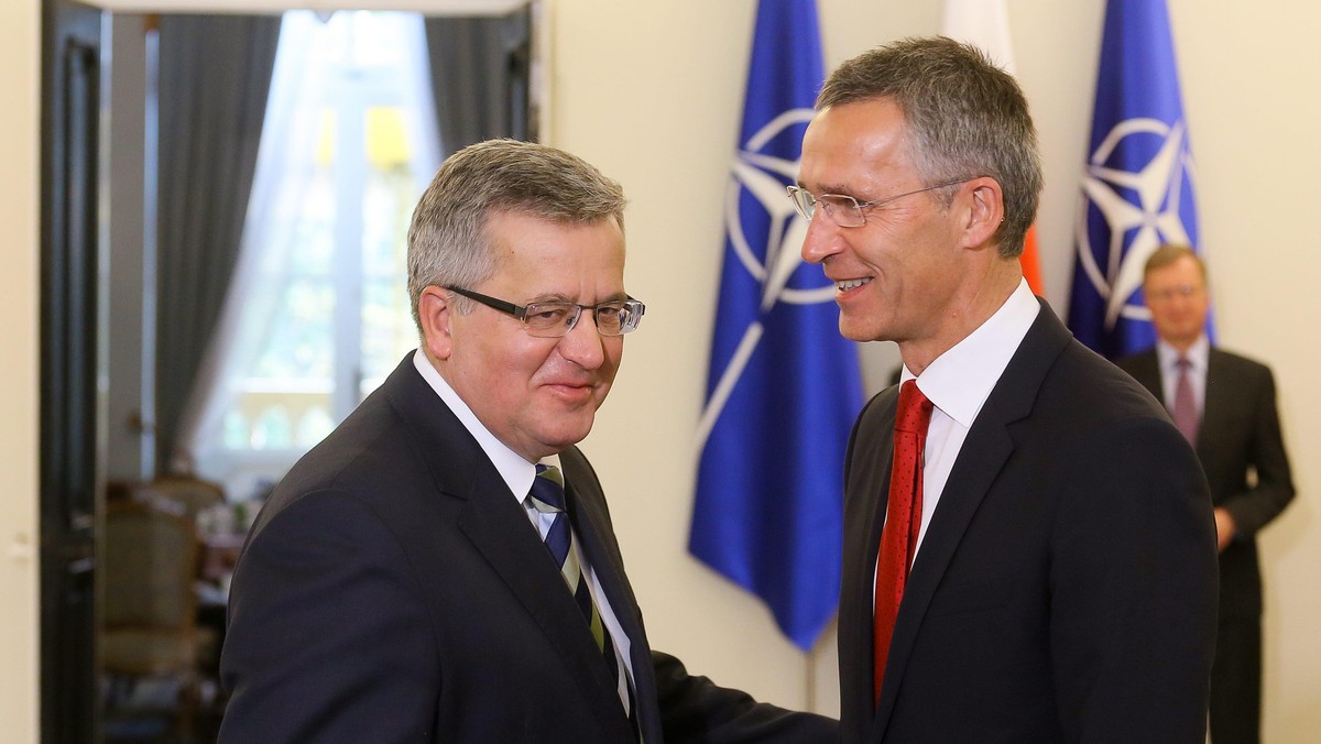 Bronisław Komorowski NATO JENS STOLTENBERG WIZYTA