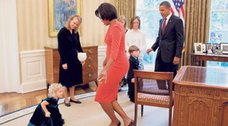 Négyéves kislány tanította Obamánét