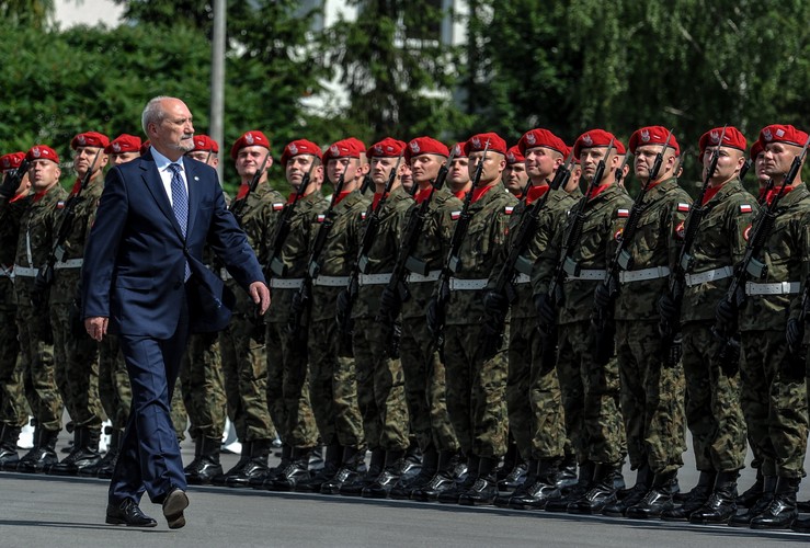 ANTONI MACIEREWICZ NA ŚWIĘCIE ŻANDARMERII WOJSKOWEJ