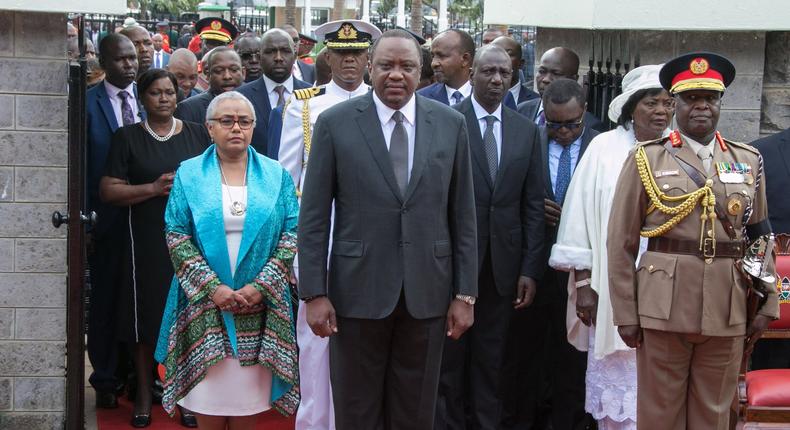 President Uhuru Kenyatta announces the end of public commemoration of Mzee Jomo Kenyatta's death during 41st memorial service on August 22, 2019