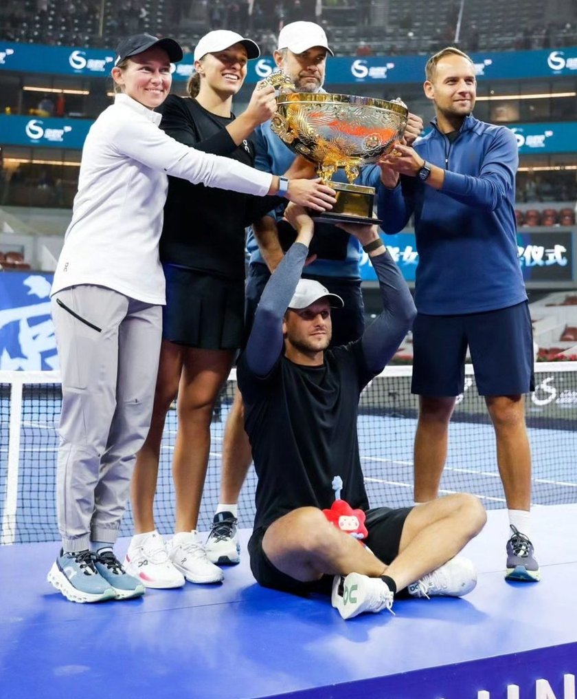 Iga Świątek i jej team znów mają powody do świętowania.