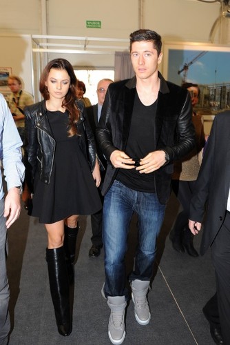 Anna Stachurska i Robert Lewandowski