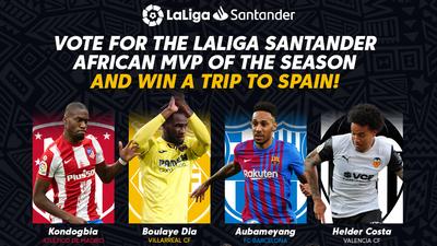 The power is in your hands to select your La Liga African MVP