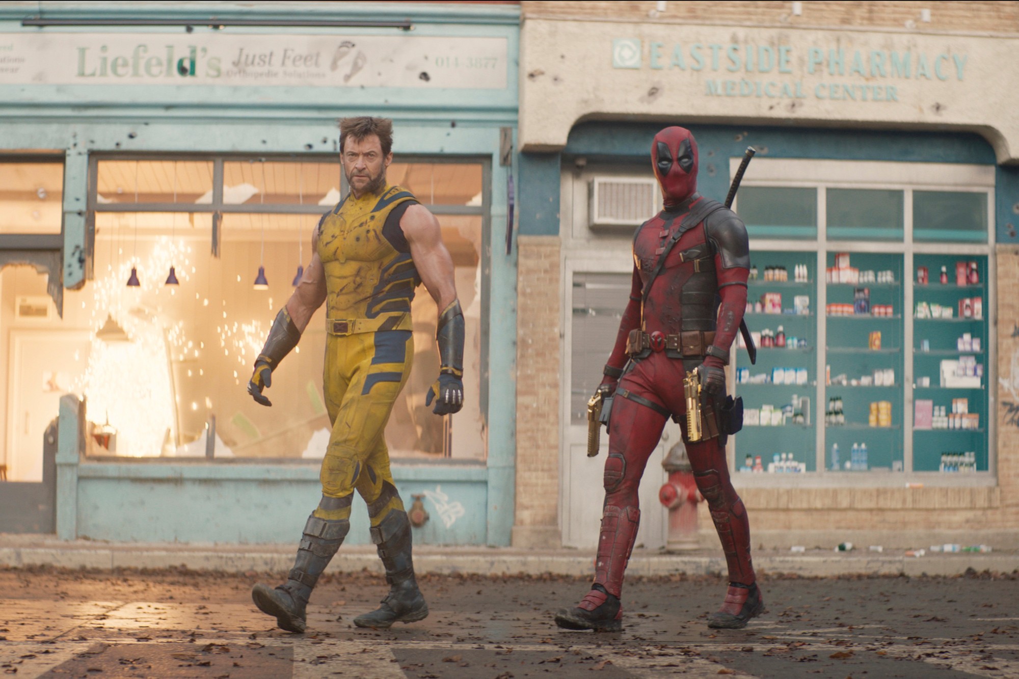 Záber z filmu Deadpool & Wolverine.