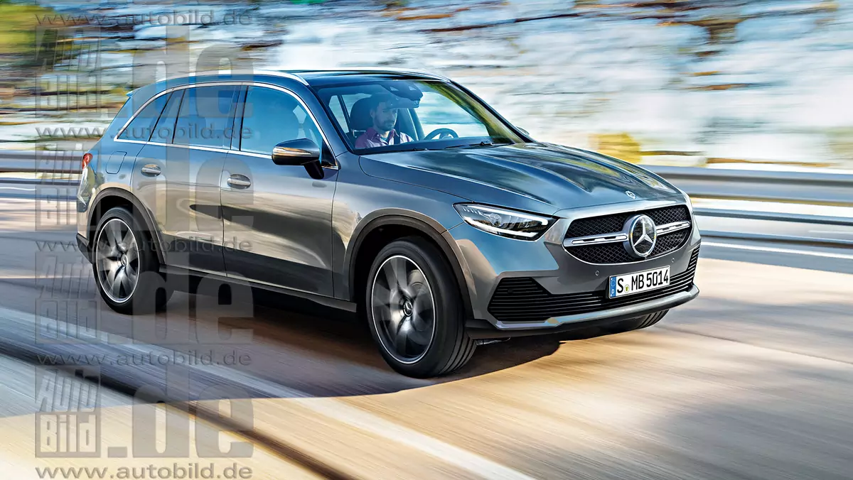 Druga generacja Mercedesa GLC stylistycznie zmieni się wyraźniej niż kombi i sedan klasy C, ale nie tak radykalnie, jak wtedy, gdy pierwsza generacja GLC zastąpiła kanciaste GLK.