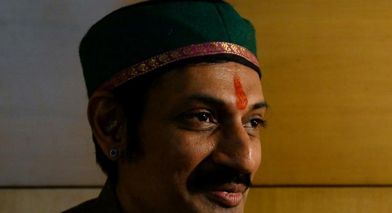 Prince Manvendra Singh Gohil, India's first gay royal and AIDS activist, speaks with an AFP during an interview in New Delhi