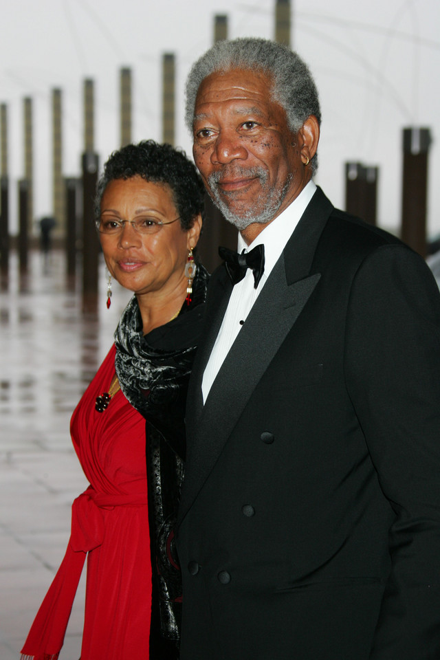 Morgan Freeman z żoną Myrną