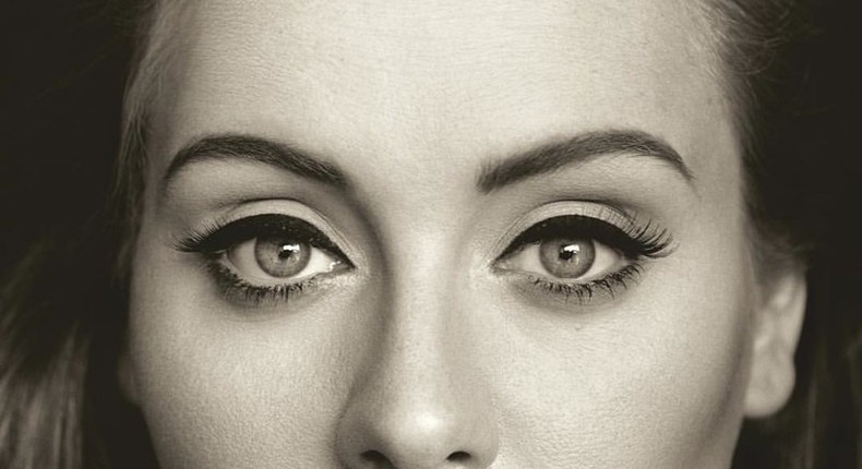 Adele's cover art for sophomore album '25' 