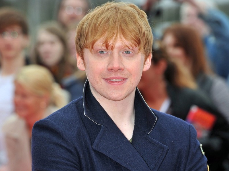 Filmowy Ron Weasley na wielkim otwarciu specjalnej trasy wycieczkowej po planach filmowych w Leavesden Studios, gdzie kręcono wszystkie części "Harry'ego Pottera"