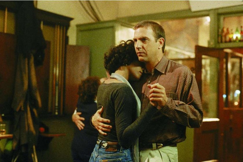 Kevin Costner na pogrzebie Whitney Houston