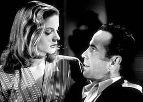 Lauren Bacall i Humphrey Bogart w filmie "Mieć i nie miec"