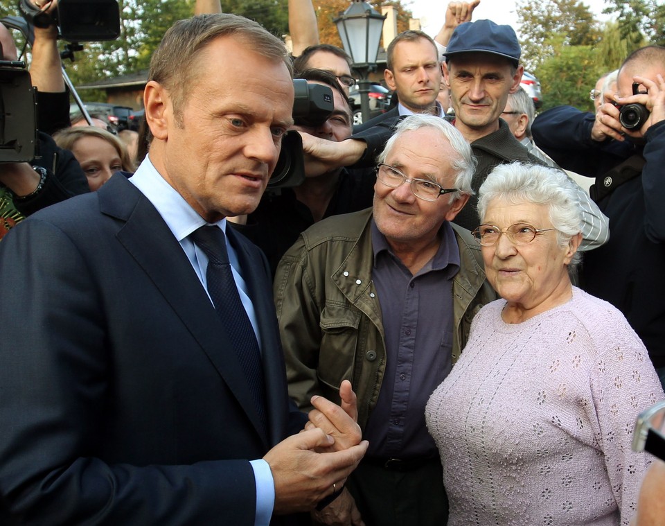 Tusk w Żyrardowie