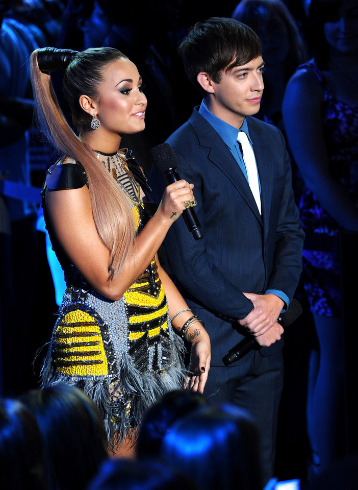 Demi Lovato podczas gali Teen Choice Awards (fot. Getty Images)