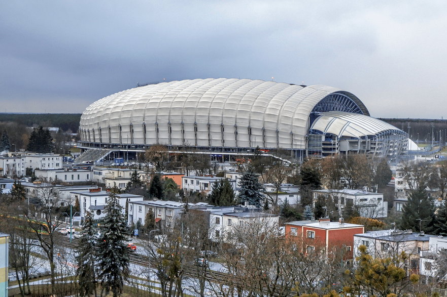 Stadion miejski przy ul. Bułgarskiej w Poznaniu