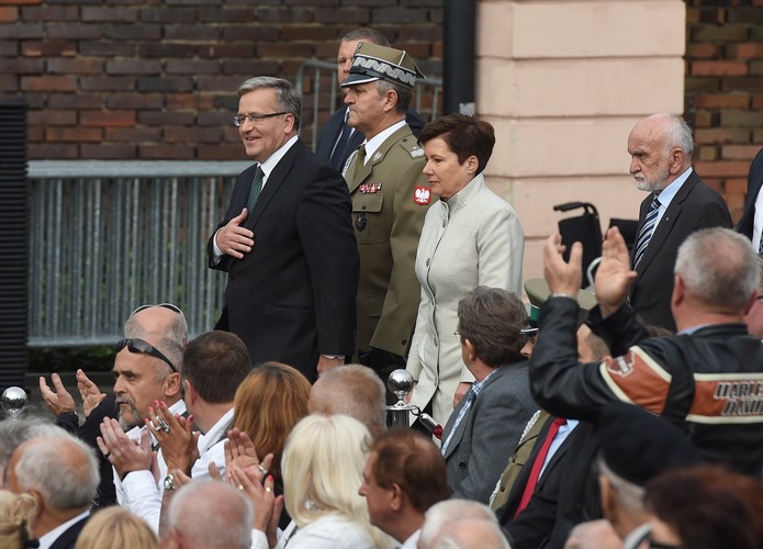 Bronisław Komorowski i Hanna Gronkiewicz-Waltz