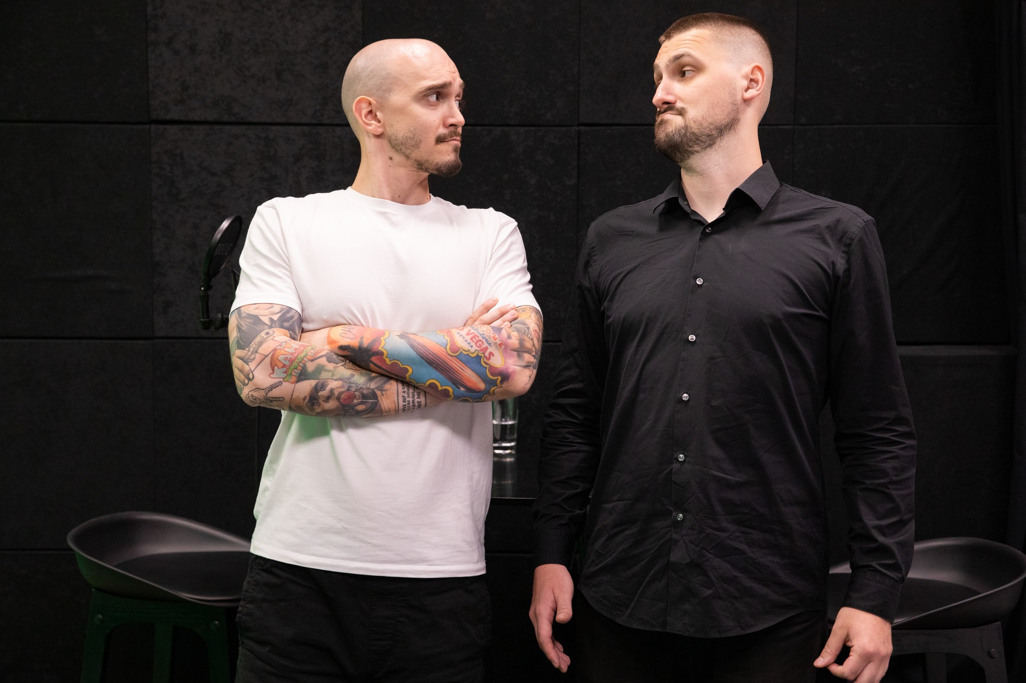Danov uhrančivý pohľad by zneistil každého boxera či zápasníka MMA.